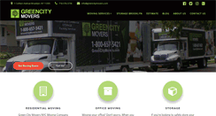 Desktop Screenshot of greencitymovers.com